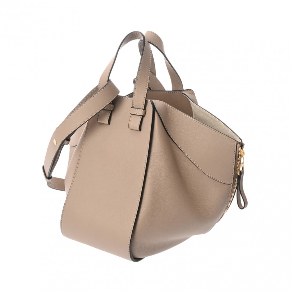 Loewe Hammock Bag Small Sand Classic Calf Shoulder Back - Picture 2 of 15